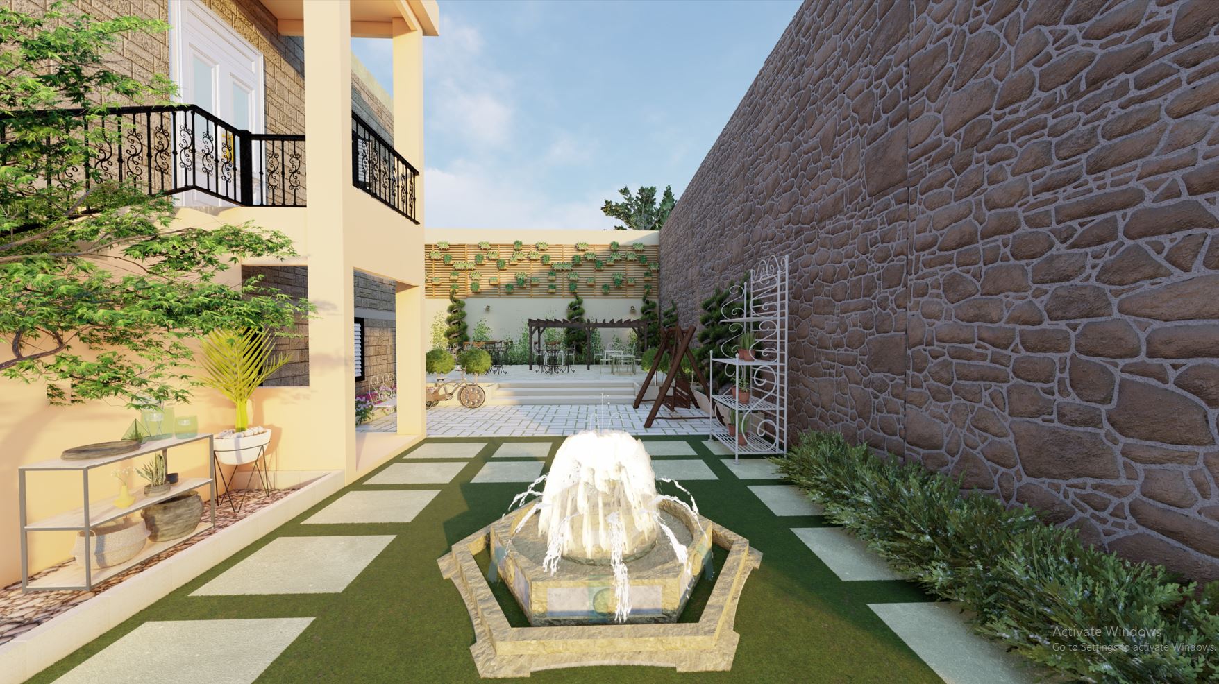 “Palais De La Perle” Garden