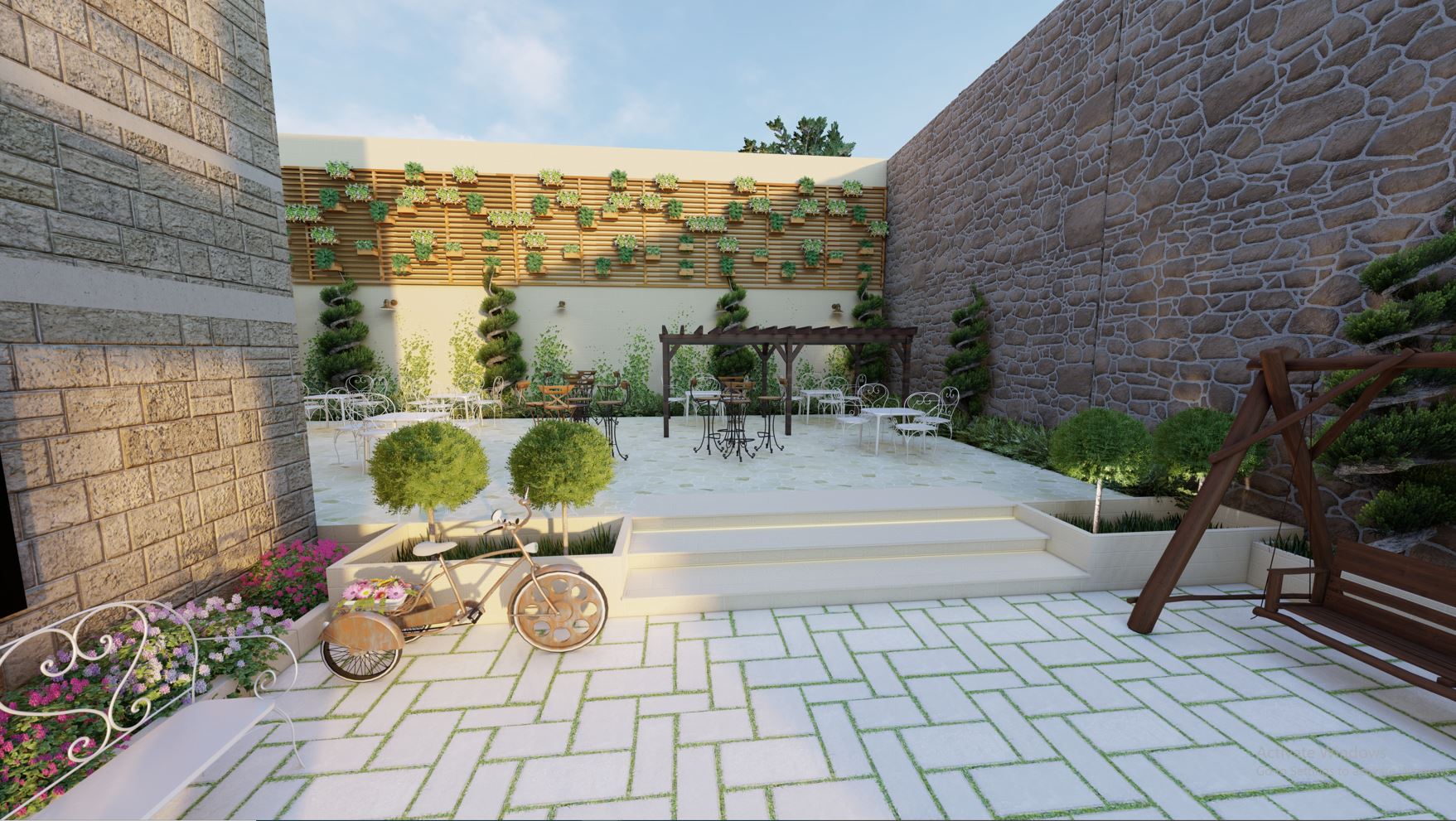 “Palais De La Perle” Garden